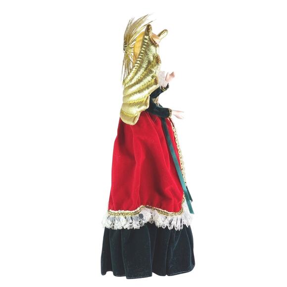 Porcelain Angel tree top Doll Brinns vintage 1993 Authentic Collectible Edition - Picture 5 of 14